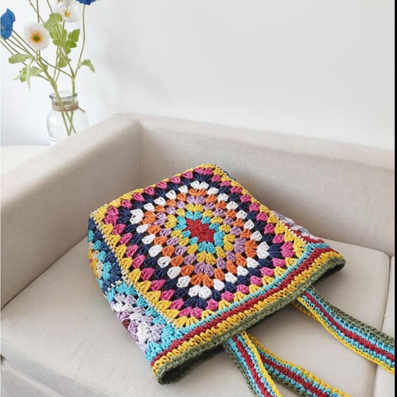 Colorful Crochet Bag - Picture 8 of 9